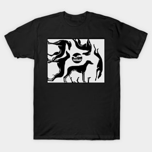 CAMO (BLACK'N WHITE) FOR SIGHTHOUND LOVERS T-Shirt